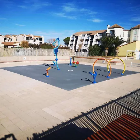 Apartment T2 Avec Terrasse Et Piscine, Parking Prive, Espace Aquatique - - Fr-1-195-22 Le Barcares